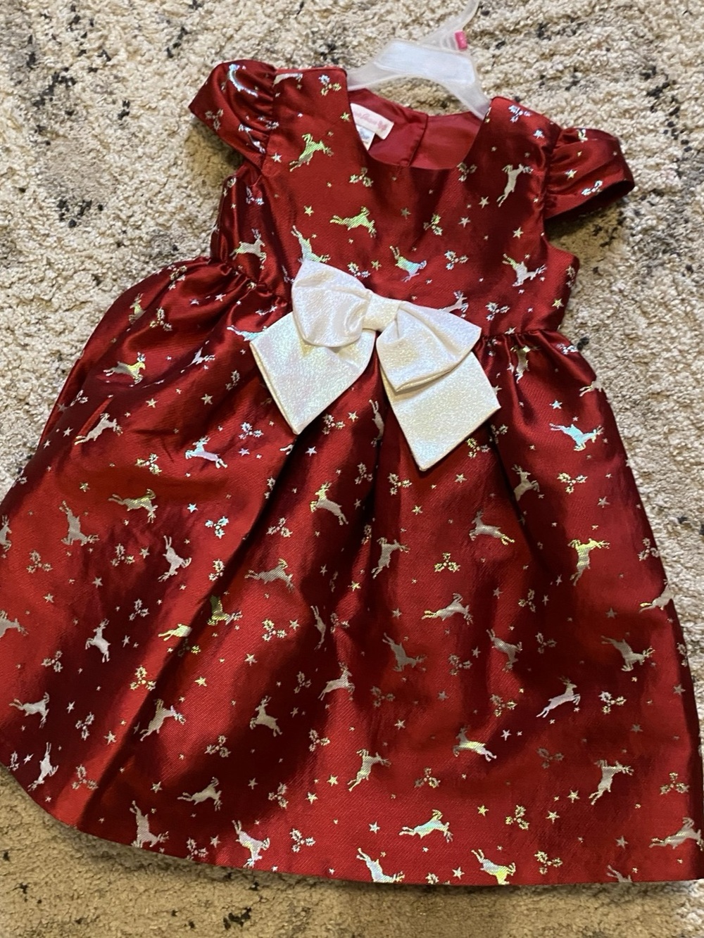 Bonnie Jean Girls Size 6 Red Formal Dress